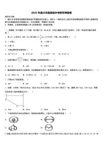 2025年嘉兴市嘉善县中考数学押题卷含解析