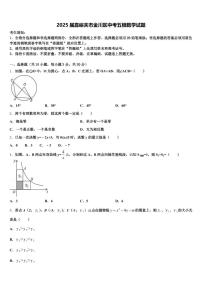 2025届嘉峪关市金川区中考五模数学试题含解析