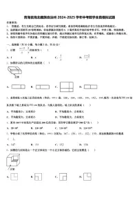 青海省海北藏族自治州2024-2025学年中考数学全真模拟试题含解析