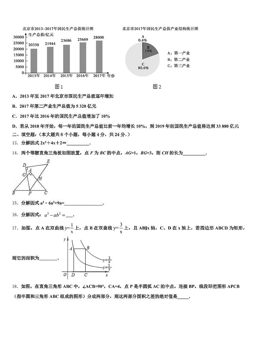 漯河市临颍县2024-2025学年中考数学最后冲刺模拟试卷含解析第3页