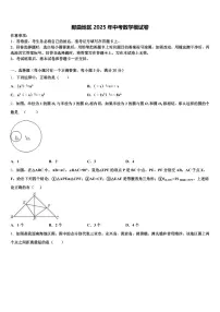 那曲地区2025年中考数学模试卷含解析