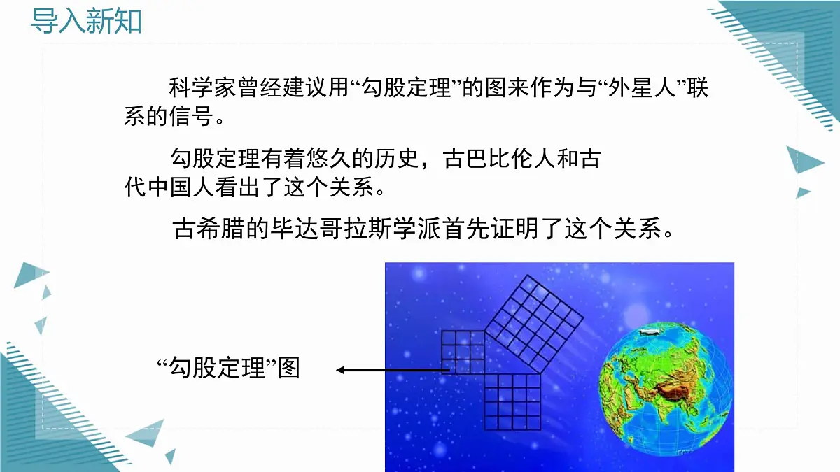 2025年鲁教版(五四制)教材初中数学七年级上册3.1 探索勾股定理(第1课时)课件第2页