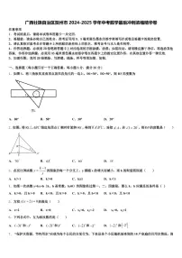广西壮族自治区贺州市2024-2025学年中考数学最后冲刺浓缩精华卷含解析