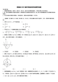 思南县2025届中考适应性考试数学试题含解析