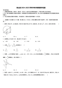 微山县2024-2025学年中考冲刺卷数学试题含解析