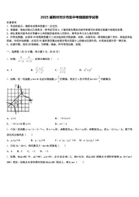 2025届荆州市沙市区中考猜题数学试卷含解析