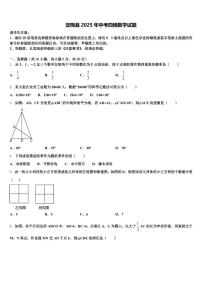 定陶县2025年中考四模数学试题含解析
