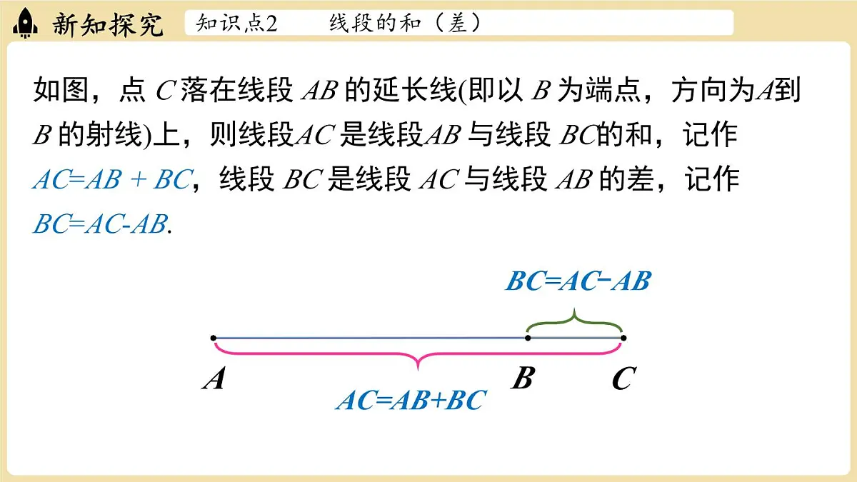 2025年湘教版七年级数学上册 4.2 线段、射线、直线课时2(课件)第7页