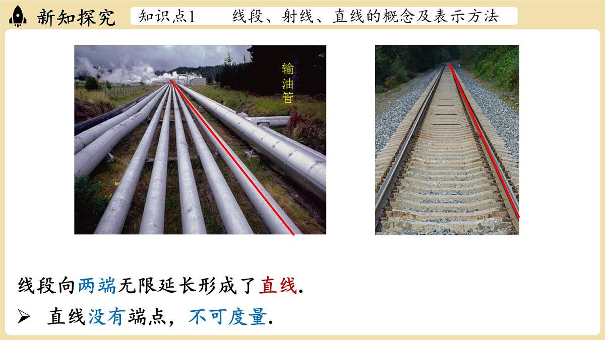 2025年湘教版七年级数学上册 4.2线段、射线、直线课时1(课件)第7页