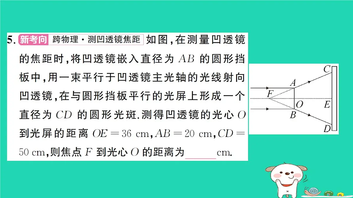 2025九年级数学上册第23章图形的相似23.3相似三角形23.3.4相似三角形的应用作业课件新版华东师大版第7页