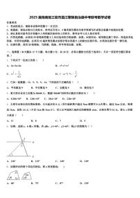 2025届海南省三亚市昌江黎族自治县中考联考数学试卷含解析