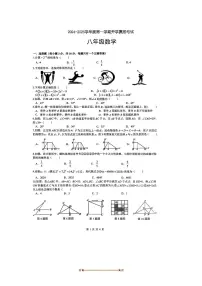 2024～2025学年陕西省咸阳市乾县马连镇初级中学八年级上开学摸底考试数学试卷(无答案)
