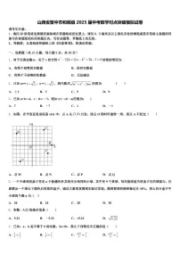 山西省晋中市和顺县2025届中考数学对点突破模拟试卷含解析