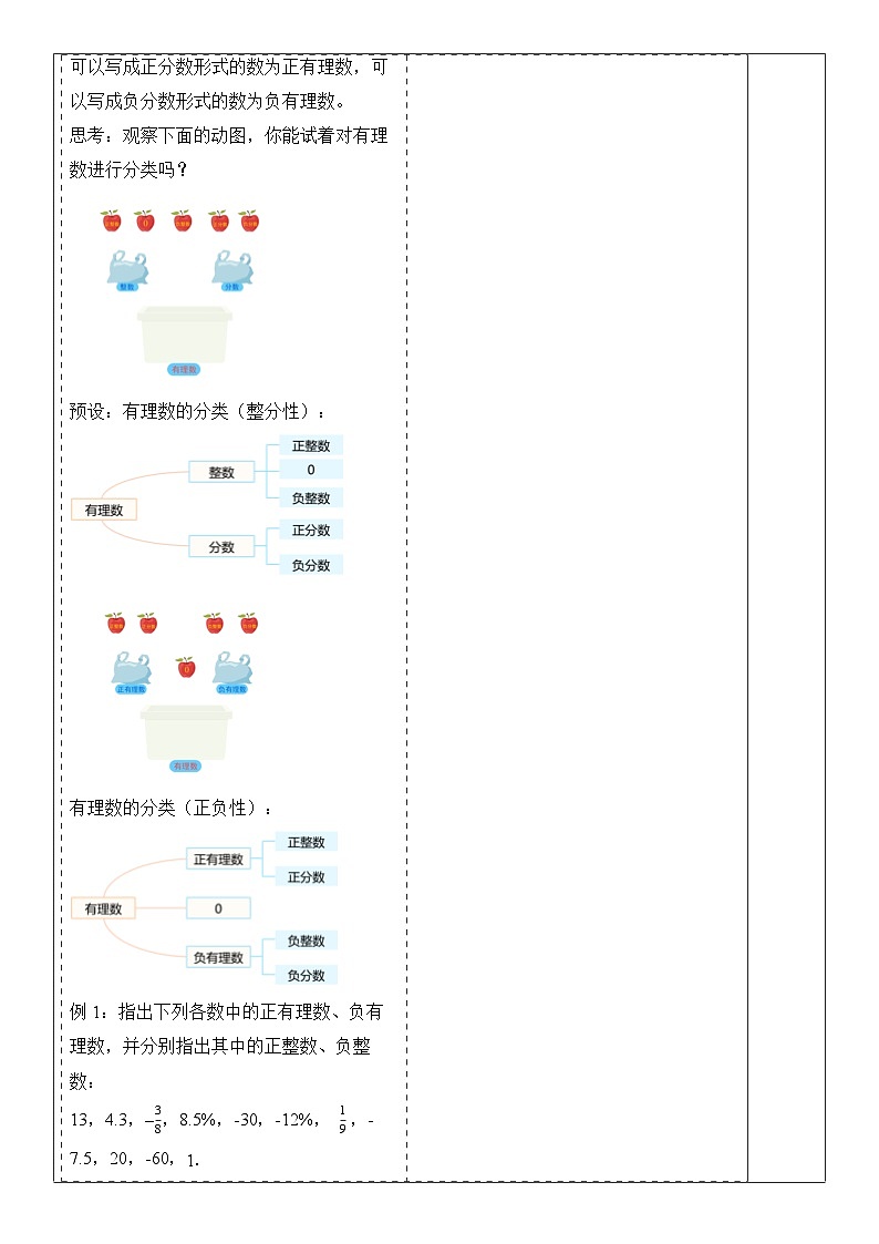 (2025-2026学年)人教版数学七年级上册1.2.1 有理数的概念-教案(练习附答案)第3页