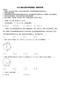 2025届彭山县中考考前最后一卷数学试卷含解析