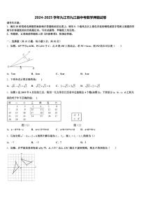 2024-2025学年九江市九江县中考数学押题试卷含解析