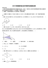 2025年景德镇市昌江区中考数学全真模拟试卷含解析