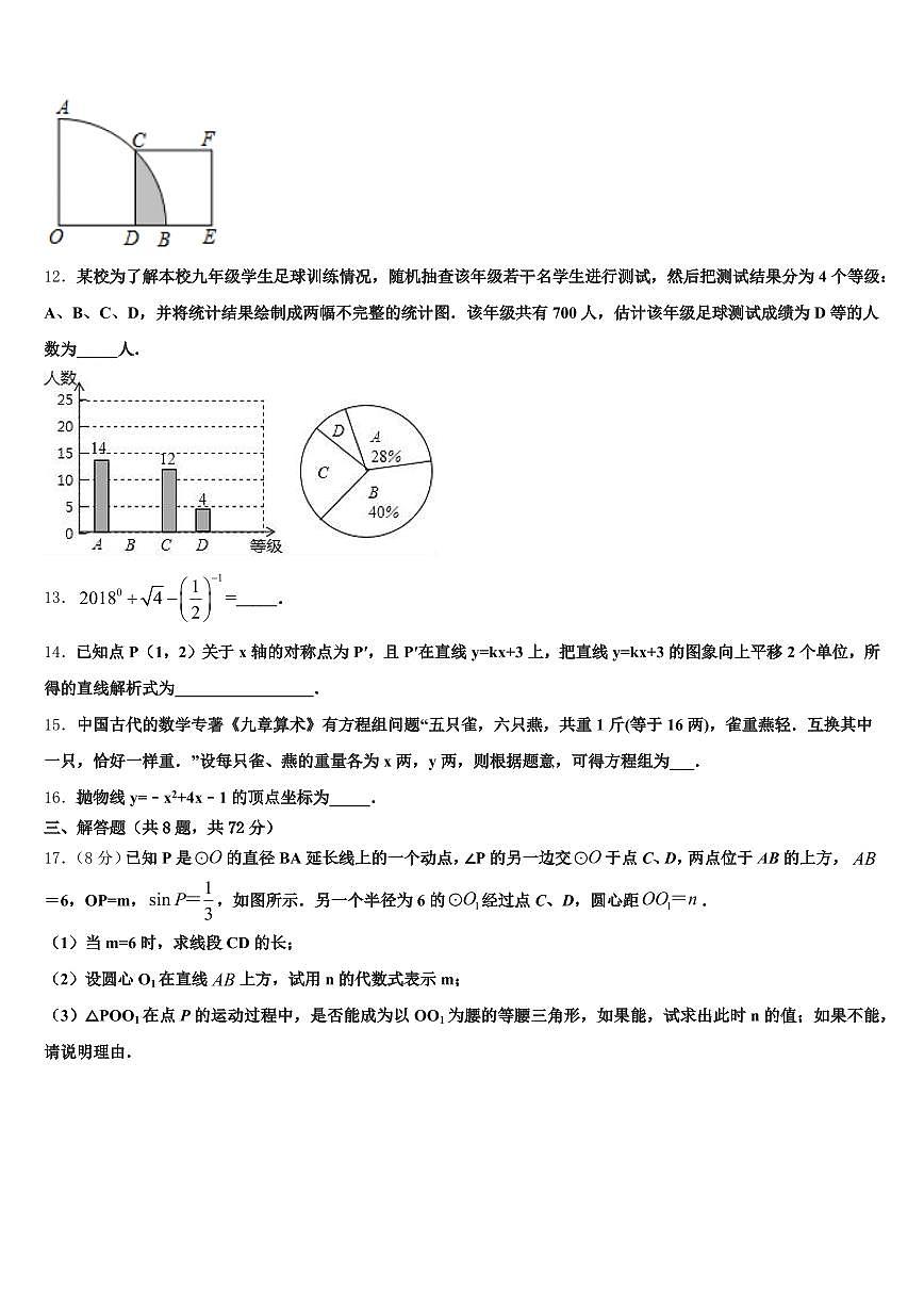 开封市祥符区2025年中考数学对点突破模拟试卷含解析第3页