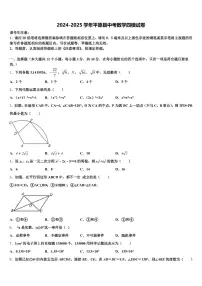 2024-2025学年平原县中考数学四模试卷含解析