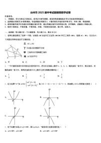 台州市2025届中考试题猜想数学试卷含解析