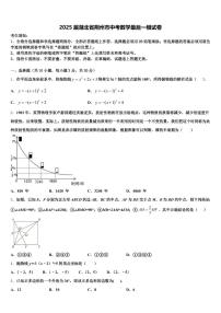 2025届湖北省荆州市中考数学最后一模试卷含解析