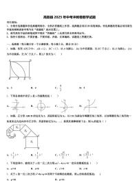 高阳县2025年中考冲刺卷数学试题含解析