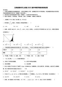 江西省赣州市上犹县2025届中考数学模拟预测试卷含解析