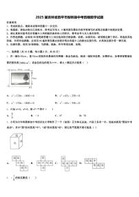 2025届吉林省四平市梨树县中考四模数学试题含解析