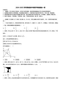 2024-2025学年黎城县中考数学考前最后一卷含解析
