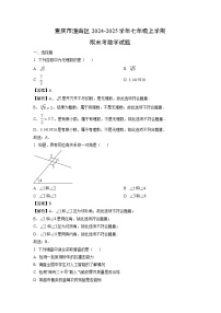 重庆市潼南区2024-2025学年七年级上学期期末考数学试题（解析版）