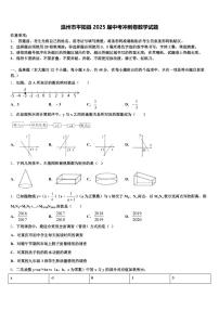 温州市平阳县2025届中考冲刺卷数学试题含解析