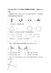 福建省莆田市莆田第二中学2024-2025学年八年级上学期期中数学考试卷