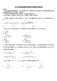 2025届江西省鹰潭市贵溪市中考数学仿真试卷含解析