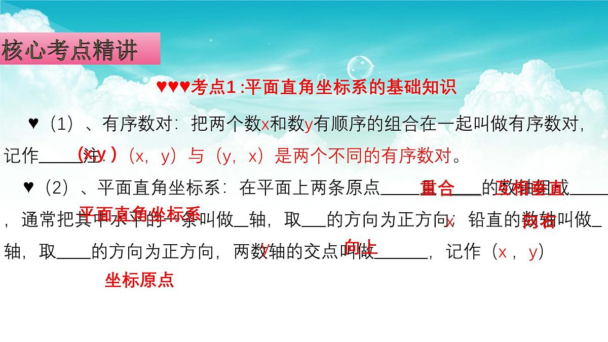 (高效课堂)2026中考数学夺分策略-专题09 平面直角坐标系 课件第3页