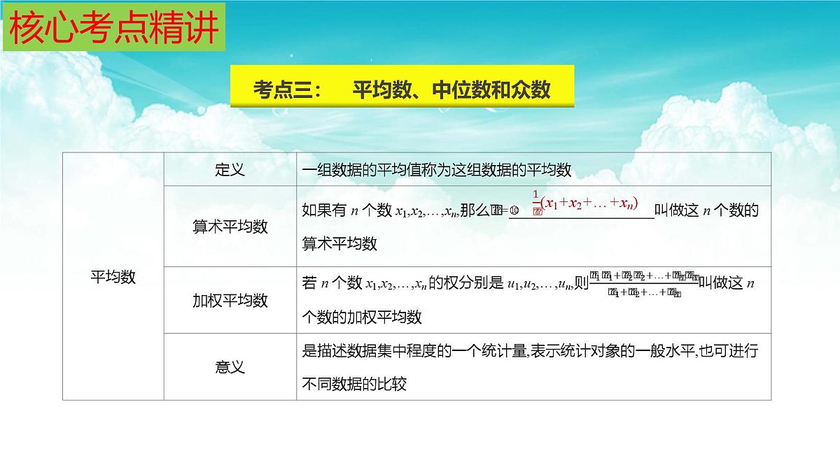 (高效课堂)2026中考数学夺分策略-专题30 数据的收集整理与分析 课件第8页