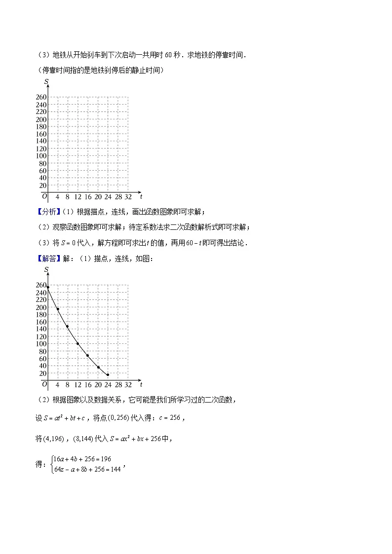 专题04 二次函数的实际应用60题专练 (教师版)第2页
