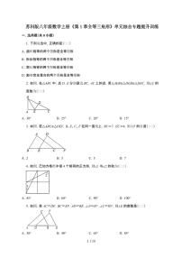 数学八年级上册(2024)1.2 全等三角形当堂达标检测题