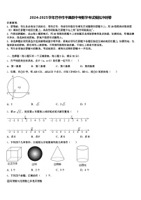 2024-2025学年巴中市平昌县中考数学考试模拟冲刺卷含解析