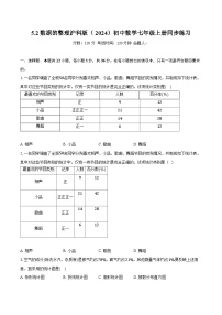 七年级上册（2024）数据的整理精品当堂检测题