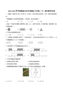 湖南省长沙市望城区2024-2025学年七年级下学期6月期末考试数学试卷(含解析)
