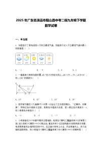 2025年广东省清远市阳山县中考二模九年级下学期数学试卷（含答案解析）