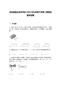 河北省唐山市开平区2025年九年级下中考二模考试数学试卷（含答案解析）