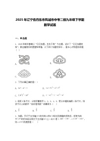 2025年辽宁省丹东市凤城市中考二模九年级下学期数学试题(含答案解析)