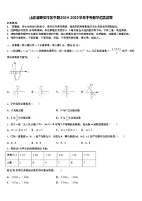 山东省泰安市东平县2024-2025学年中考数学仿真试卷含解析