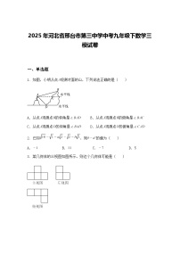 2025年河北省邢台市第三中学中考九年级下数学三模试卷（含答案解析）