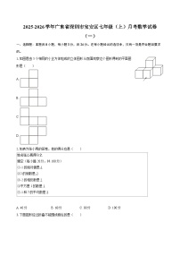 2025-2026学年广东省深圳市宝安区七年级(上)月考数学试卷(一)-自定义类型