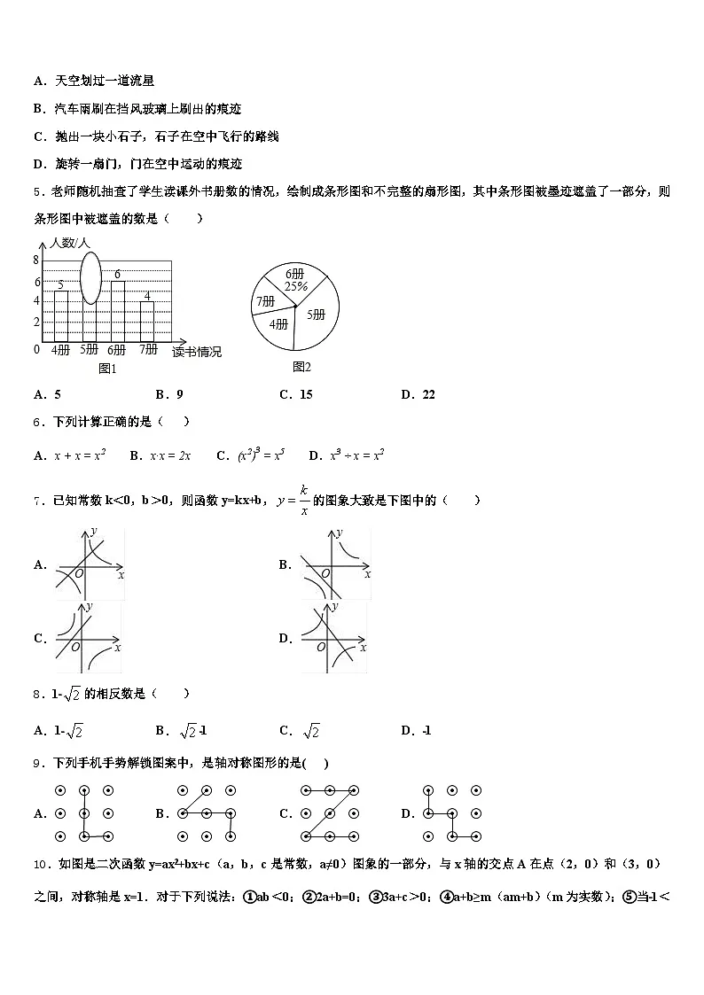 2025届禹城市中考数学最后一模试卷含解析第2页
