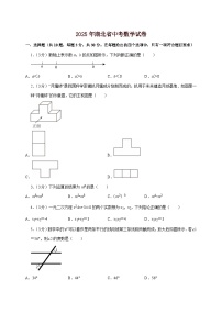 【中考数学】2025年湖北省中考适应性模拟试卷（含解析）