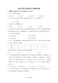 2025年四川省南充市【中考数学】试题（原卷+解析）