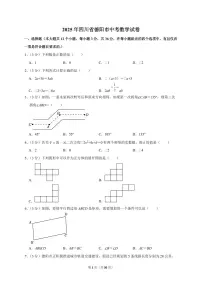 2025年四川省德阳市【中考数学】试题（原卷+解析）